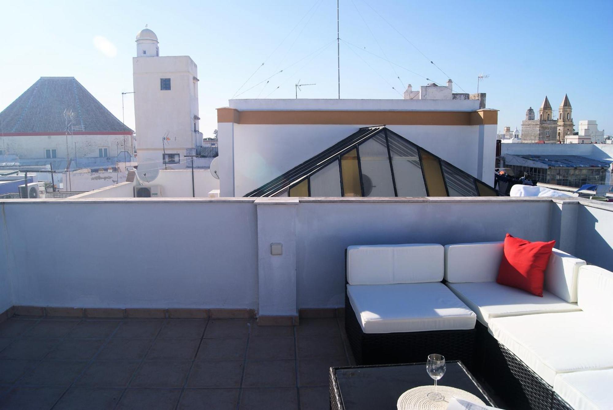 Apartmán Cdz - Atico Tavira Two Private Terraces With Great Views Cádiz Exteriér fotografie